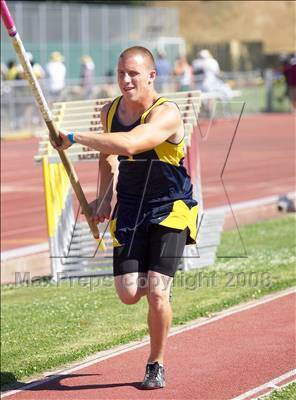Thumbnail 1 in CIF SJS D1 Championships (Boys Pole Vault) photogallery.