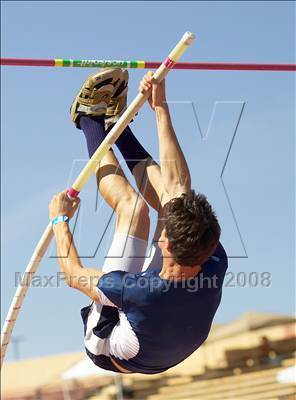Thumbnail 2 in CIF SJS D1 Championships (Boys Pole Vault) photogallery.