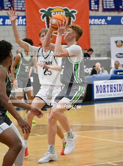 Thumbnail 2 in Green Level vs Calvary Christian (Sun Bash Tampa) photogallery.
