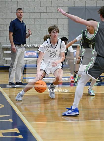 Thumbnail 1 in Green Level vs Calvary Christian (Sun Bash Tampa) photogallery.