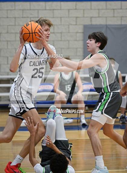 Thumbnail 3 in Green Level vs Calvary Christian (Sun Bash Tampa) photogallery.