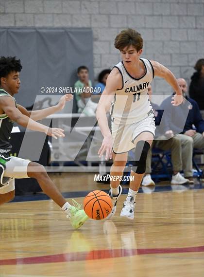 Thumbnail 1 in Green Level vs Calvary Christian (Sun Bash Tampa) photogallery.