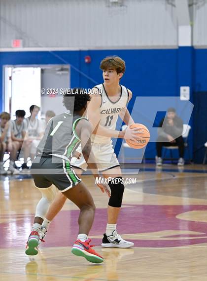 Thumbnail 1 in Green Level vs Calvary Christian (Sun Bash Tampa) photogallery.