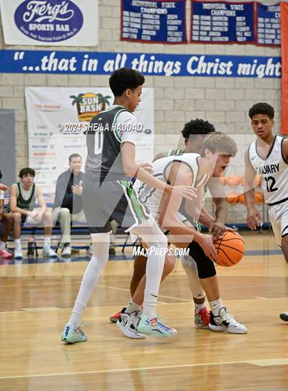 Thumbnail 1 in Green Level vs Calvary Christian (Sun Bash Tampa) photogallery.