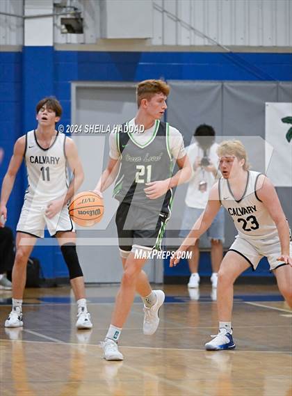 Thumbnail 1 in Green Level vs Calvary Christian (Sun Bash Tampa) photogallery.