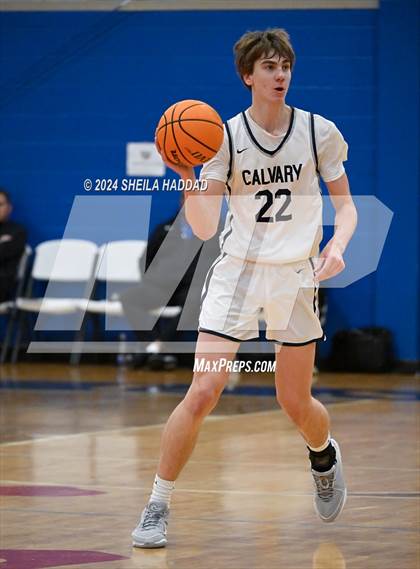 Thumbnail 2 in Green Level vs Calvary Christian (Sun Bash Tampa) photogallery.