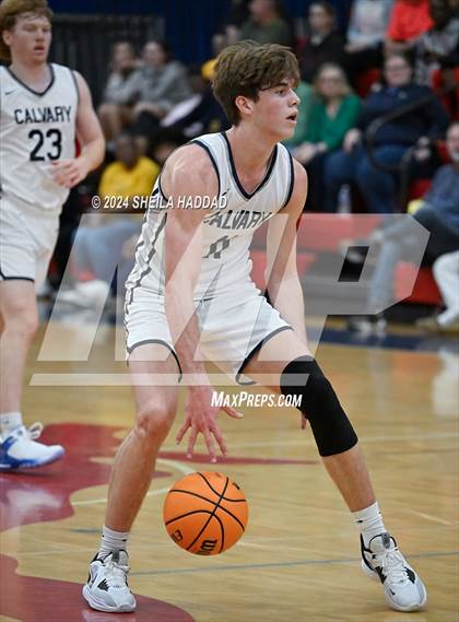 Thumbnail 2 in Green Level vs Calvary Christian (Sun Bash Tampa) photogallery.