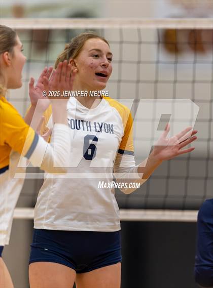 Thumbnail 1 in South Lyon vs South Lyon East (MHSAA Division 1 District 23 Championship) photogallery.