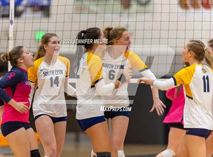 Thumbnail 3 in South Lyon vs South Lyon East (MHSAA Division 1 District 23 Championship) photogallery.
