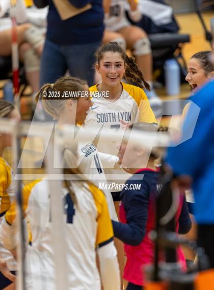Thumbnail 1 in South Lyon vs South Lyon East (MHSAA Division 1 District 23 Championship) photogallery.