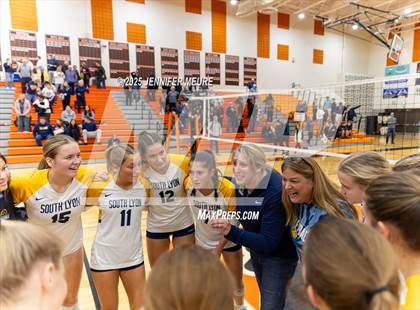 Thumbnail 1 in South Lyon vs South Lyon East (MHSAA Division 1 District 23 Championship) photogallery.