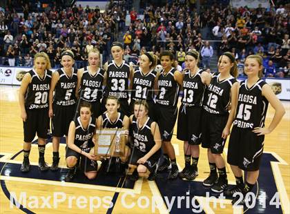 Thumbnail 1 in Holy Family vs Pagosa Springs (CHSAA 3A Final) photogallery.