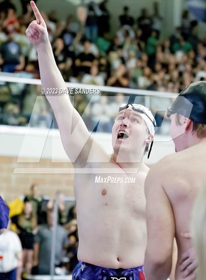 Thumbnail 3 in UIL 4A State Varsity Swim & Dive Finals photogallery.