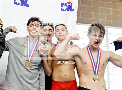 Thumbnail 2 in UIL 4A State Varsity Swim & Dive Finals photogallery.