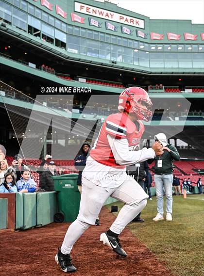 Thumbnail 2 in Central Catholic vs Lawrence (High School Football at Fenway Park) photogallery.