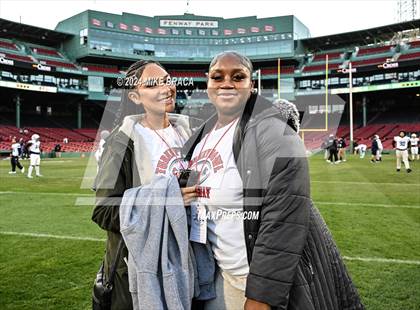 Thumbnail 3 in Central Catholic vs Lawrence (High School Football at Fenway Park) photogallery.