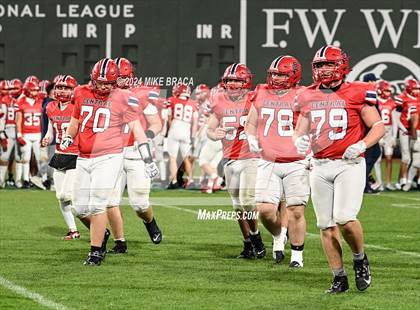 Thumbnail 1 in Central Catholic vs Lawrence (High School Football at Fenway Park) photogallery.