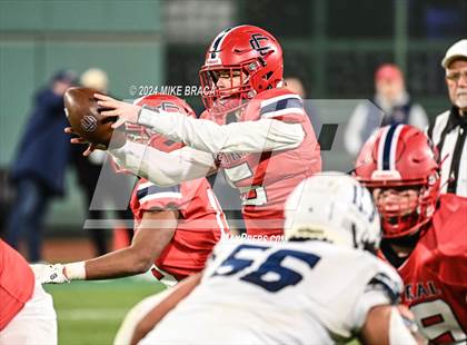 Thumbnail 2 in Central Catholic vs Lawrence (High School Football at Fenway Park) photogallery.