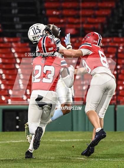 Thumbnail 1 in Central Catholic vs Lawrence (High School Football at Fenway Park) photogallery.