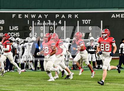 Thumbnail 2 in Central Catholic vs Lawrence (High School Football at Fenway Park) photogallery.