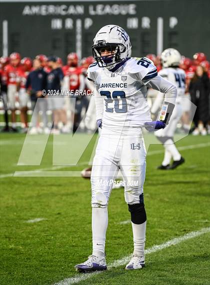 Thumbnail 3 in Central Catholic vs Lawrence (High School Football at Fenway Park) photogallery.