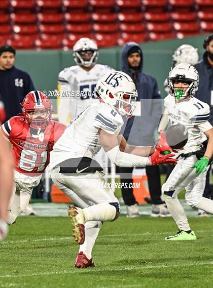 Thumbnail 2 in Central Catholic vs Lawrence (High School Football at Fenway Park) photogallery.