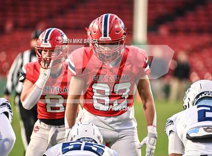 Thumbnail 1 in Central Catholic vs Lawrence (High School Football at Fenway Park) photogallery.