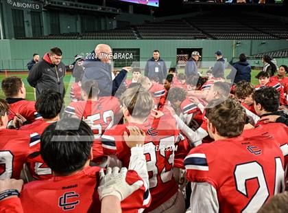 Thumbnail 3 in Central Catholic vs Lawrence (High School Football at Fenway Park) photogallery.