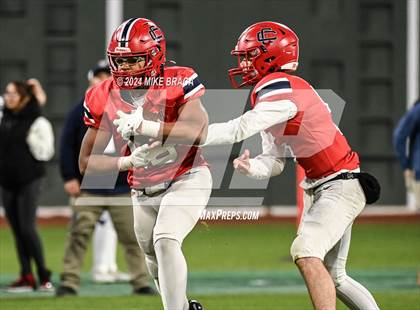 Thumbnail 3 in Central Catholic vs Lawrence (High School Football at Fenway Park) photogallery.