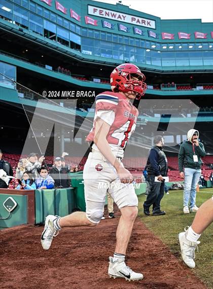Thumbnail 3 in Central Catholic vs Lawrence (High School Football at Fenway Park) photogallery.