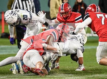 Thumbnail 2 in Central Catholic vs Lawrence (High School Football at Fenway Park) photogallery.