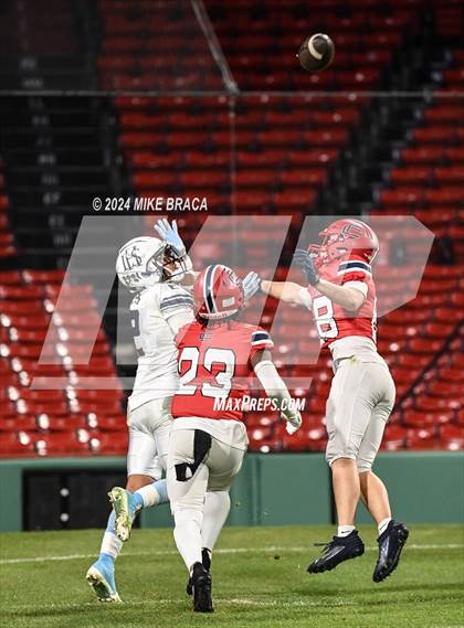 Thumbnail 3 in Central Catholic vs Lawrence (High School Football at Fenway Park) photogallery.
