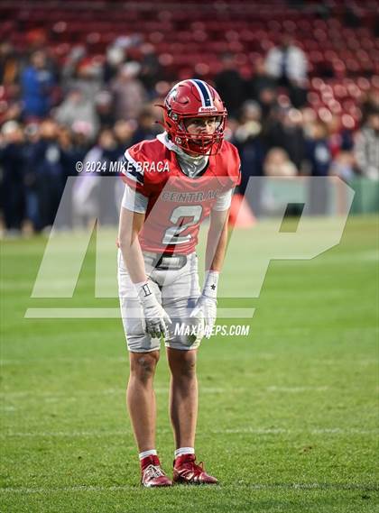 Thumbnail 1 in Central Catholic vs Lawrence (High School Football at Fenway Park) photogallery.