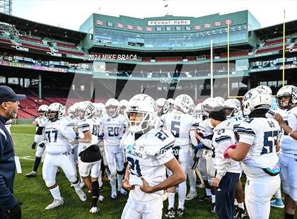 Thumbnail 2 in Central Catholic vs Lawrence (High School Football at Fenway Park) photogallery.