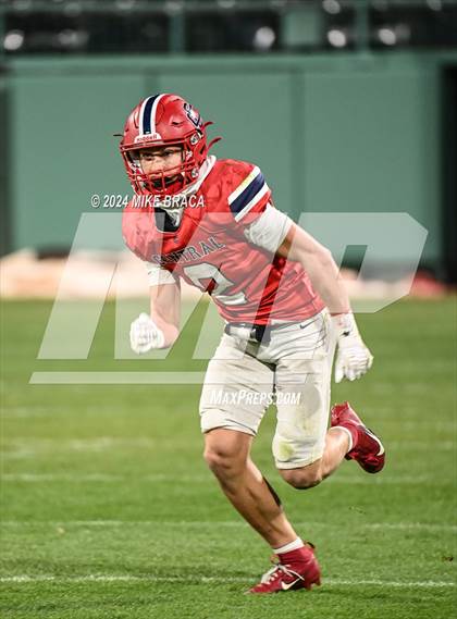 Thumbnail 1 in Central Catholic vs Lawrence (High School Football at Fenway Park) photogallery.
