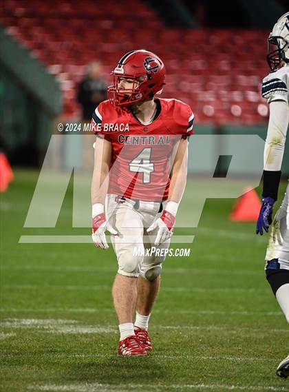 Thumbnail 2 in Central Catholic vs Lawrence (High School Football at Fenway Park) photogallery.