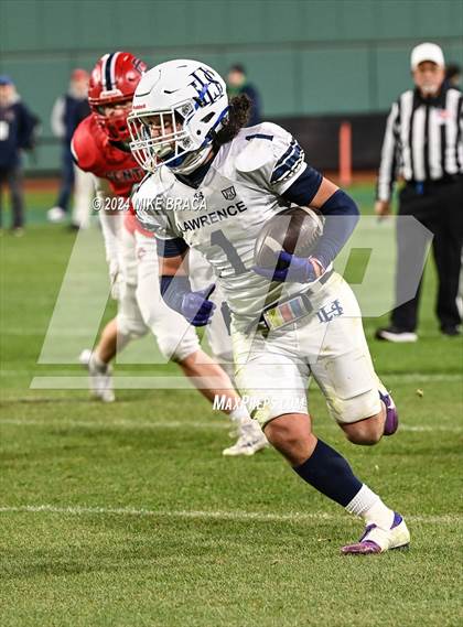 Thumbnail 3 in Central Catholic vs Lawrence (High School Football at Fenway Park) photogallery.