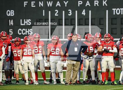 Thumbnail 3 in Central Catholic vs Lawrence (High School Football at Fenway Park) photogallery.