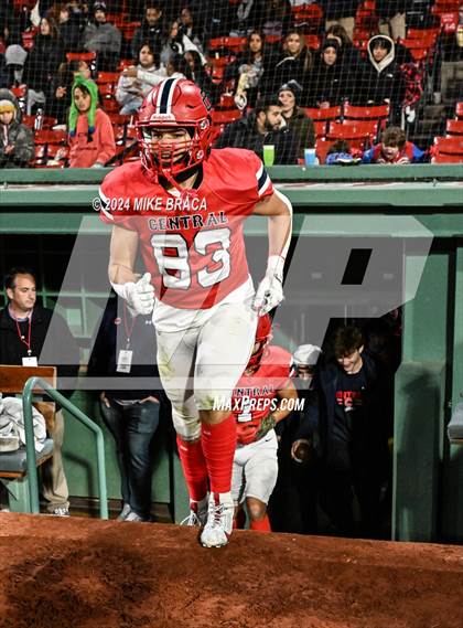 Thumbnail 2 in Central Catholic vs Lawrence (High School Football at Fenway Park) photogallery.