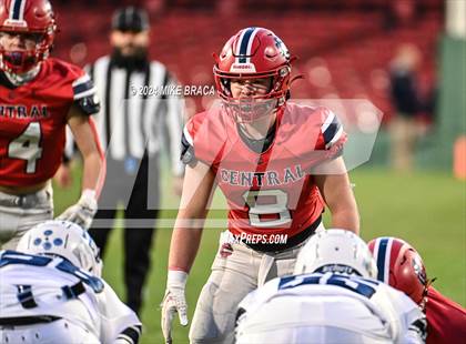 Thumbnail 2 in Central Catholic vs Lawrence (High School Football at Fenway Park) photogallery.