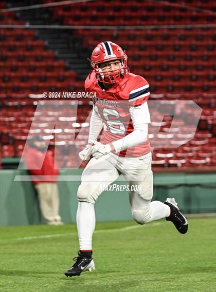 Thumbnail 2 in Central Catholic vs Lawrence (High School Football at Fenway Park) photogallery.