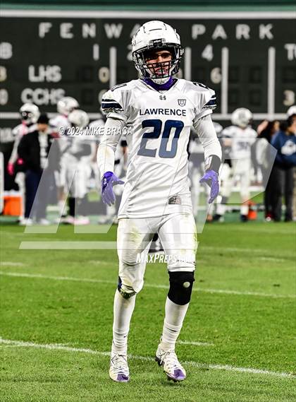Thumbnail 3 in Central Catholic vs Lawrence (High School Football at Fenway Park) photogallery.