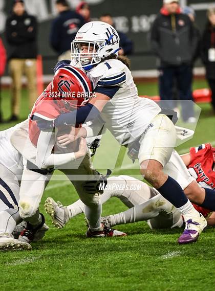 Thumbnail 2 in Central Catholic vs Lawrence (High School Football at Fenway Park) photogallery.