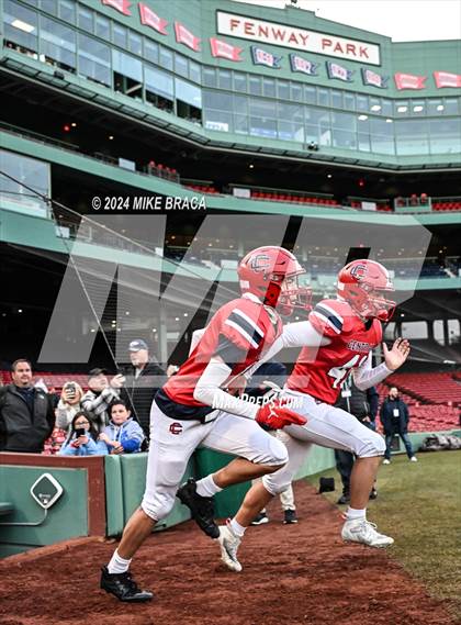 Thumbnail 1 in Central Catholic vs Lawrence (High School Football at Fenway Park) photogallery.