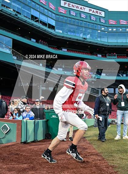 Thumbnail 1 in Central Catholic vs Lawrence (High School Football at Fenway Park) photogallery.