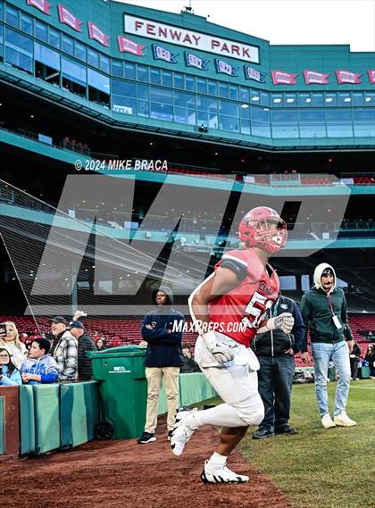 Thumbnail 2 in Central Catholic vs Lawrence (High School Football at Fenway Park) photogallery.