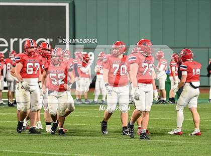 Thumbnail 1 in Central Catholic vs Lawrence (High School Football at Fenway Park) photogallery.