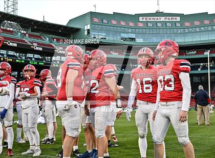 Thumbnail 2 in Central Catholic vs Lawrence (High School Football at Fenway Park) photogallery.