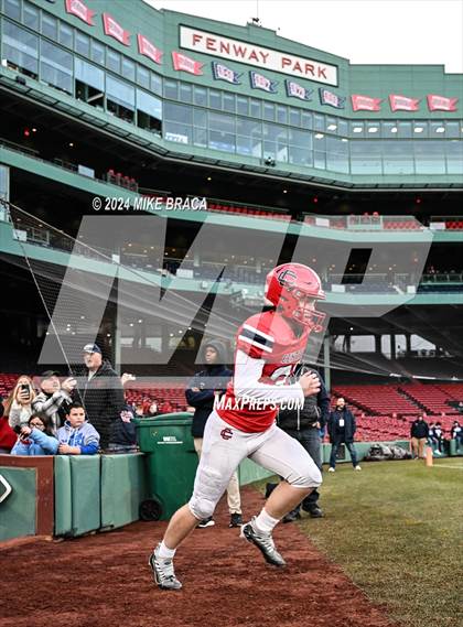 Thumbnail 2 in Central Catholic vs Lawrence (High School Football at Fenway Park) photogallery.