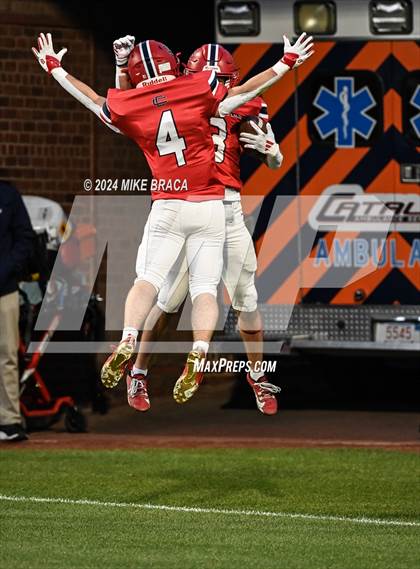 Thumbnail 2 in Central Catholic vs Lawrence (High School Football at Fenway Park) photogallery.